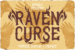 Raven Curse - Decorative Blackletter