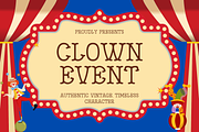 Clown Event - A Vintage Typewriter, a Handwritten Font by BearyType Studio (Thumbnail 1 of 11)
