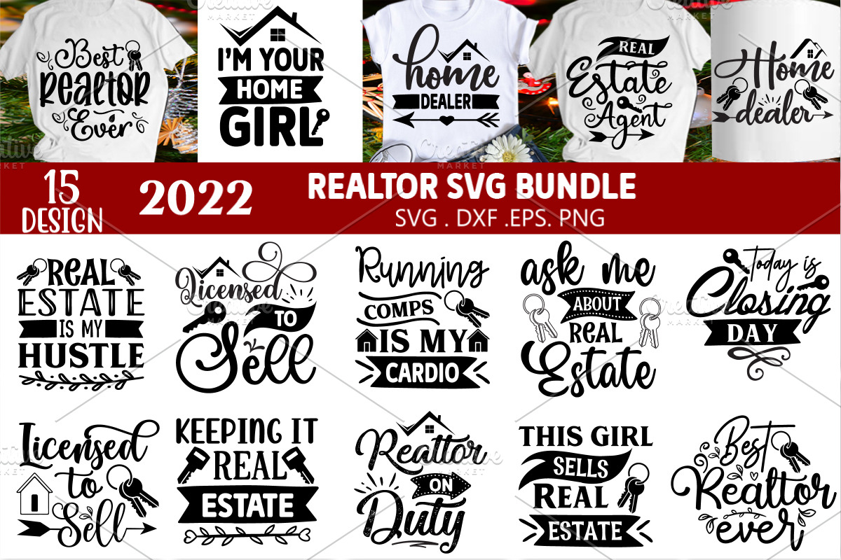 Real Estate SVG Bundle, Realtor Svg