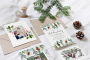 Winter Greenery Watercolor Graphics, an Illustration by studioequinox (Thumbnail 19 of 20)