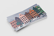UK town houses row. London homes, a Decorative Illustration by Good Studio (Thumbnail 2 of 2)