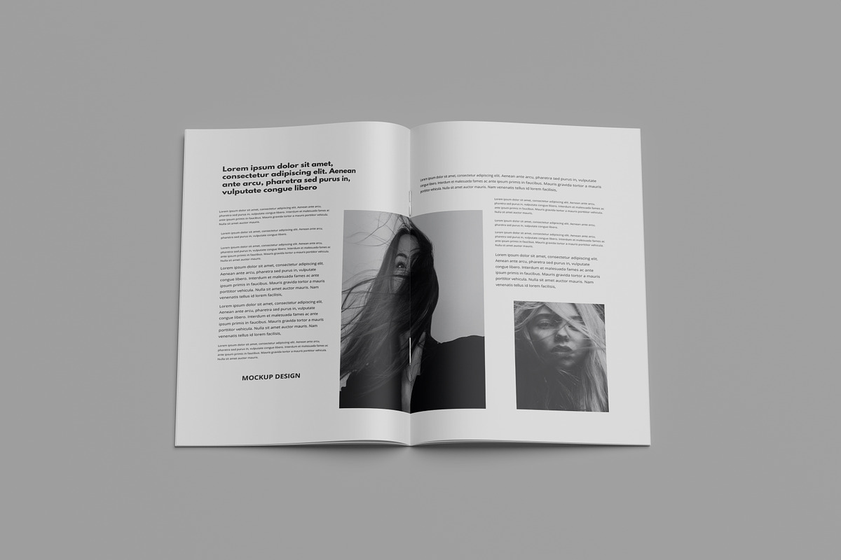A4 Magazine Mockup, a Print Template by AKMAL STUDIO (Photo 3 of 14)