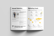 Annual Report Template, a Brochure Template by GoldenGrid Studio (Thumbnail 11 of 13)