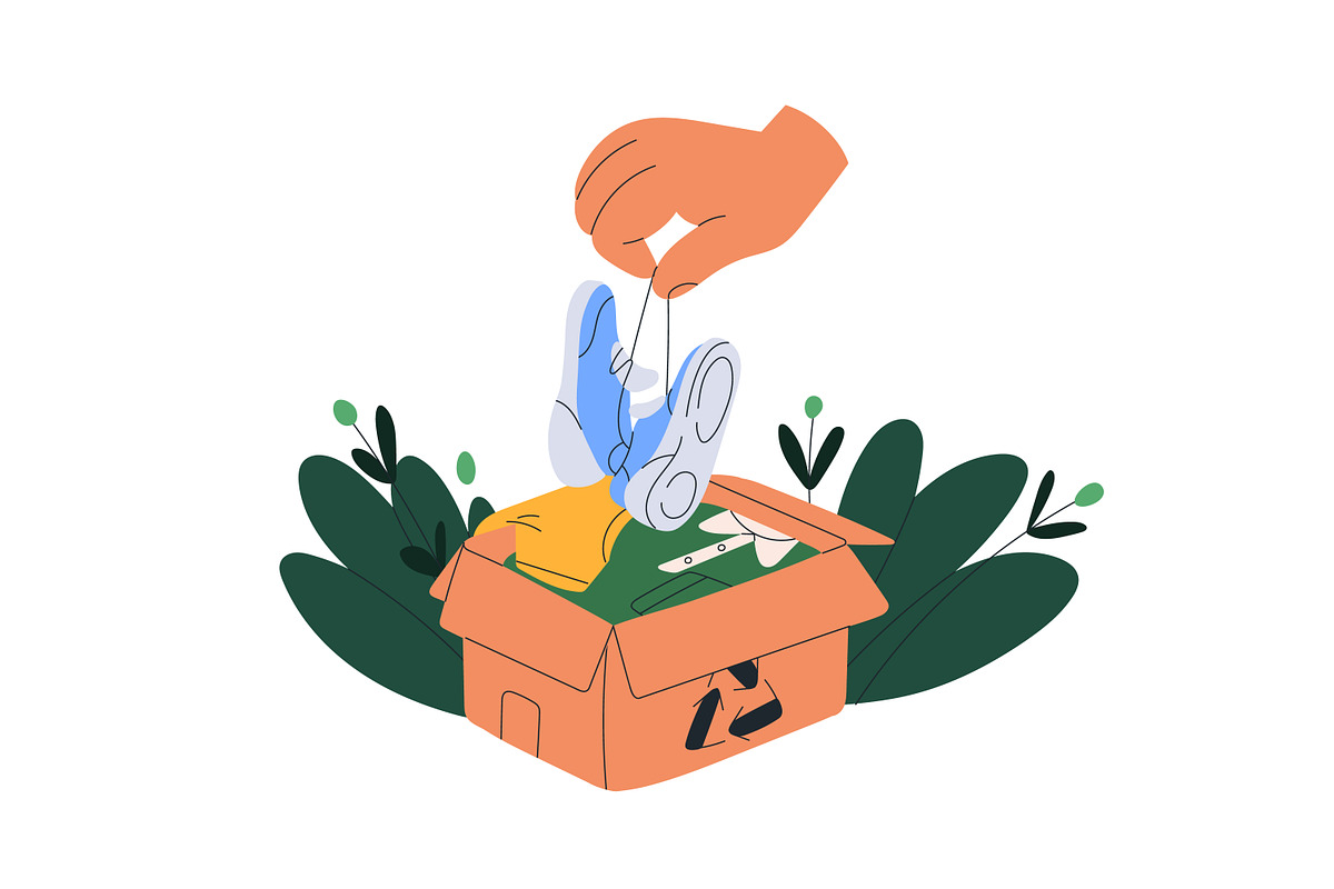 Environmental care. Eco concepts set, a Technology Illustration by Good Studio (Photo 5 of 9)