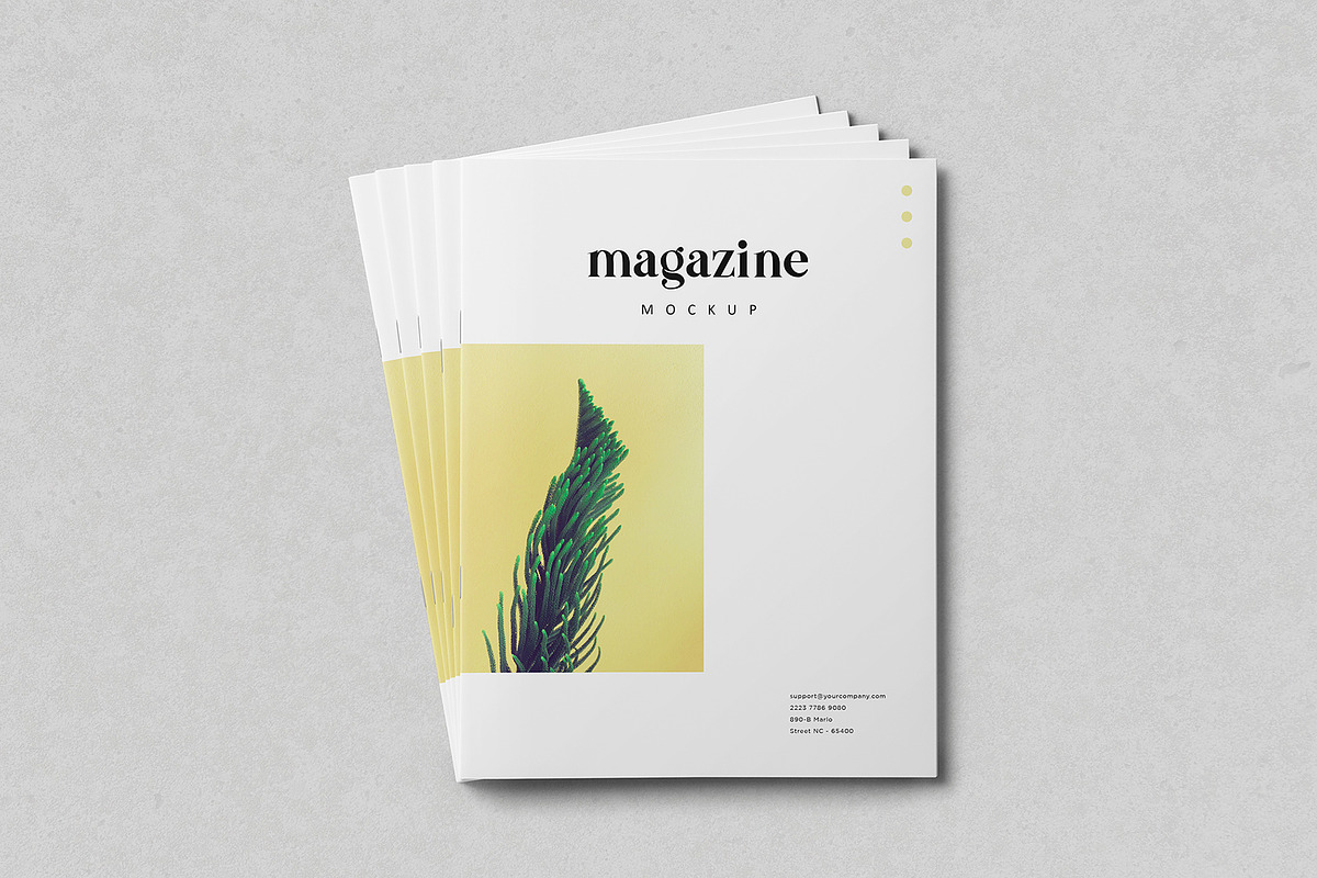 Magazine Mockup, a Product Mockup by DesignNeutrons (Photo 1 of 4)