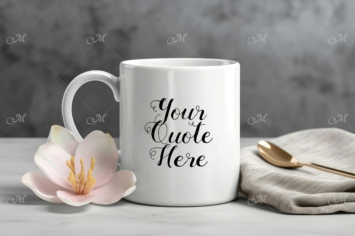 6 Mugs on a Table - Mockups, Smart, a Cups & Container Mockup by Maddy's Art & Mockups (Photo 5 of 7)