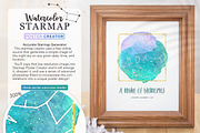 Watercolor Starmap Poster Creator, a Plug-in Add-On by Drifter Studio (Thumbnail 5 of 7)