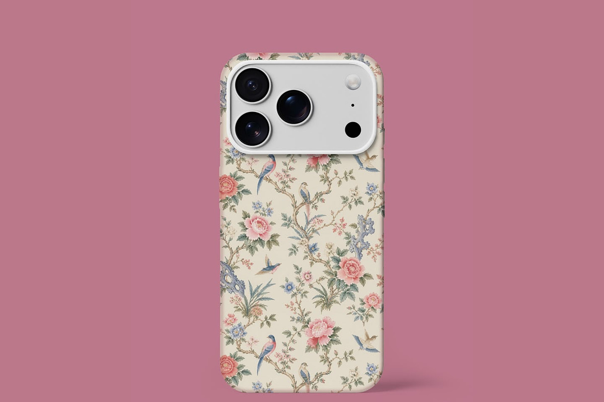 Chinoiserie Botanical Pattern, a Pattern Graphic by elif (Photo 8 of 10)