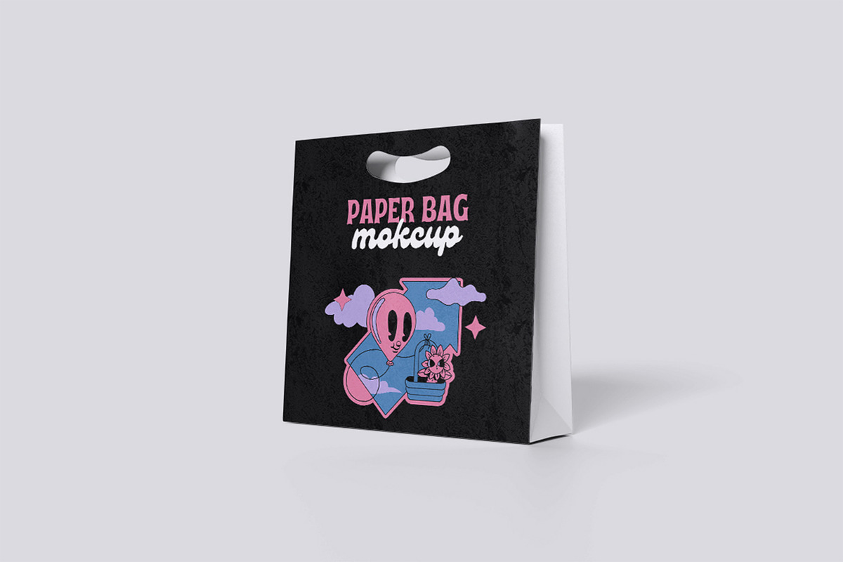 Paper Bag Mockup, a Packaging Mockup by xavier_studio (Photo 2 of 5)