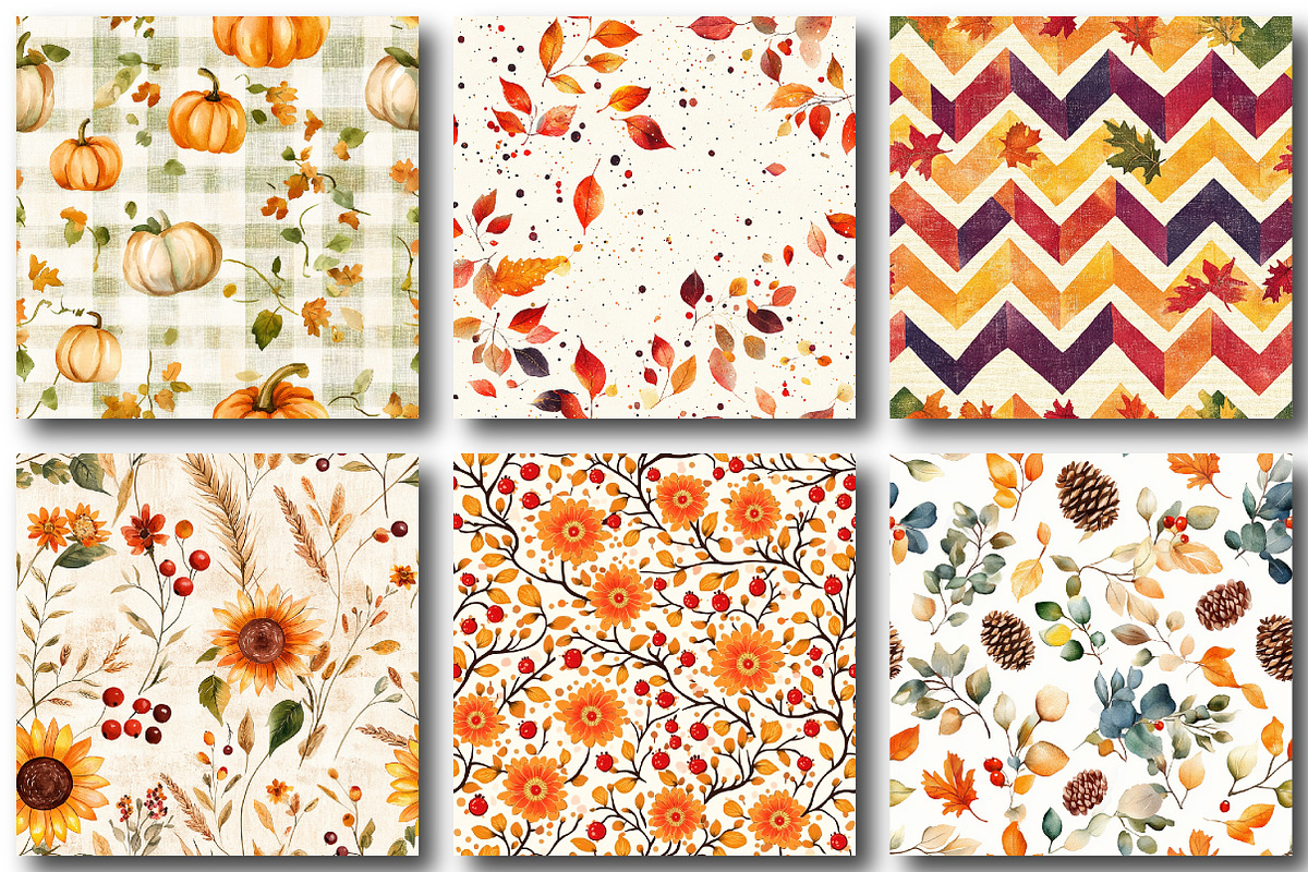 Autumn Scrapbook Paper, Fall Texture, a Texture Graphic by designcity5 (Photo 4 of 5)