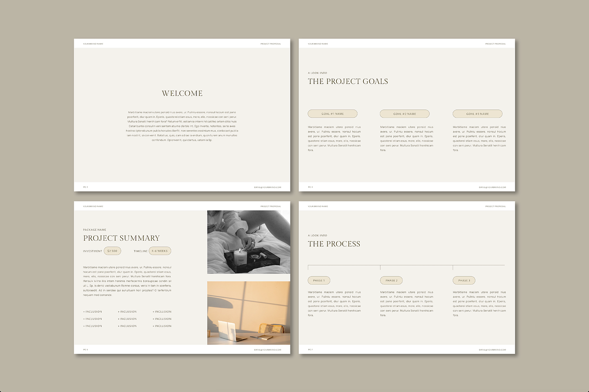 Project Proposal Template, a Presentation Template by Studio_Evergreen (Photo 4 of 9)