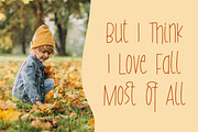 Fall Season - Handwritten Font, a Handwritten Font by Typefactoryco (Thumbnail 7 of 9)