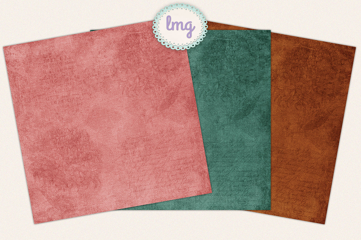 Fall Evening Scrapbook Papers, a Pattern Graphic by Lavender Mint Graphics (Photo 3 of 5)