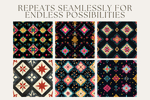 12 Folklore Night Tapestry Patterns