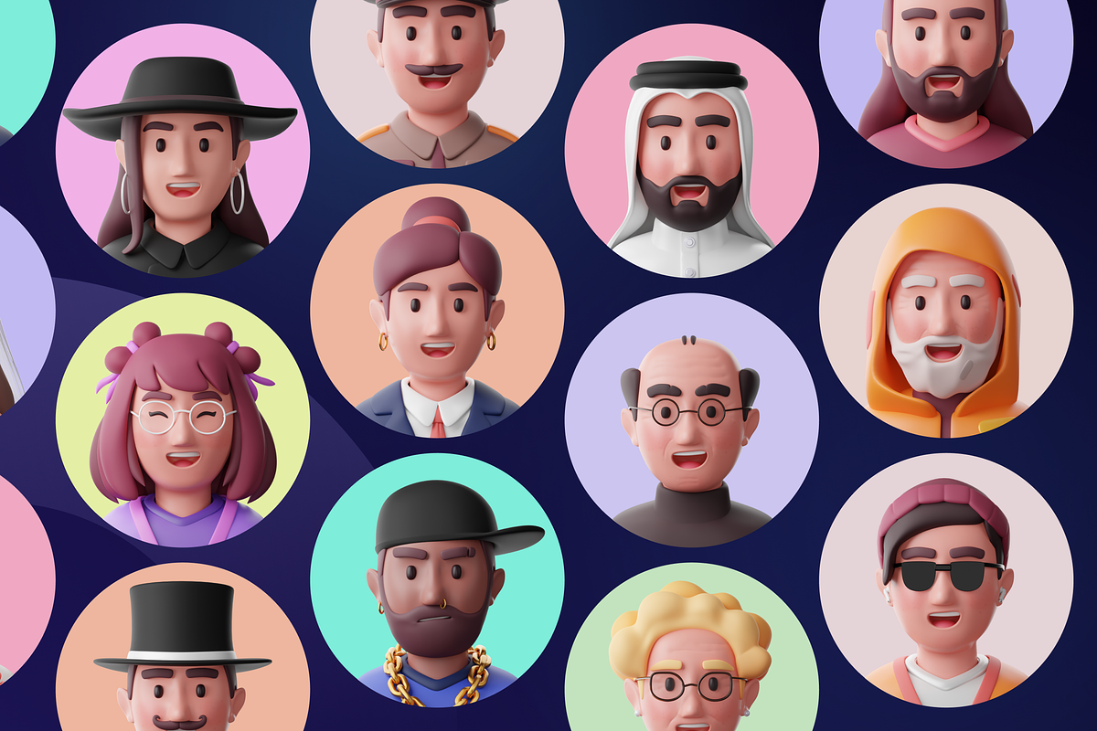 Facely v2 - MetaPeople 3D Avatar, a Characters & Person 3D Model by Illustraly Design (Photo 2 of 6)