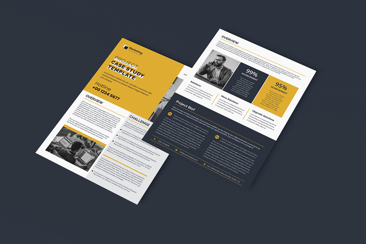 Corporate Business Case Study, a Flyer Template by creative-mint (Photo 4 of 7)