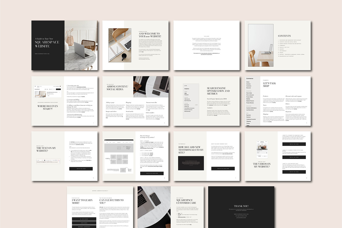 Squarespace Website Guide Template, a Presentation Template by January Made Design (Photo 2 of 8)