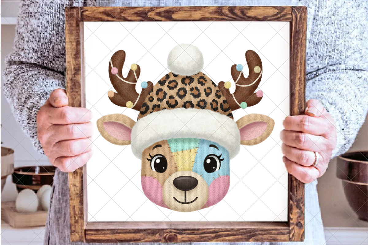 Leopard Print Crochet Christmas PNG, an Illustration by SinaCreation (Photo 5 of 7)
