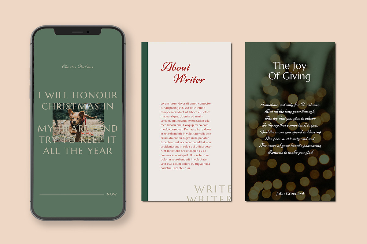 Christmas Instagram | PS Canva, a Social Media Template by BlancaLab Studio (Photo 5 of 9)
