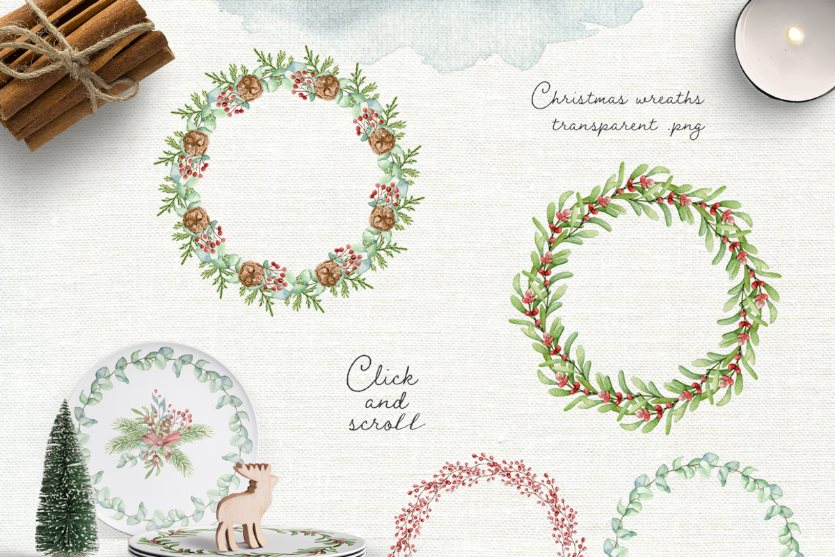 Winter Story. Watercolor Christmas, an Object Graphic by JuliaBadeeva (Photo 5 of 9)