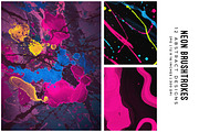 Neon Brushtrokes, a Decorative Illustration by Digital Art Creations (Thumbnail 3 of 7)