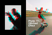 Glitch Photo Effect for Posters, a Layer Style Add-On by Design Squad (Thumbnail 1 of 4)