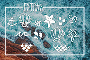 Mermaid Tails a Summertime Typeface, a Serif Font by Kitaleigh (Thumbnail 2 of 3)
