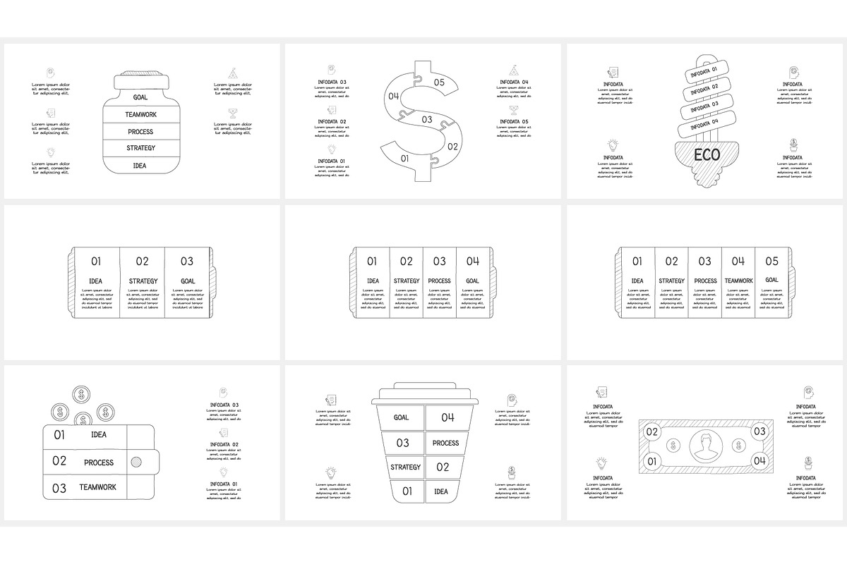Doodle Presentation Canva Template 1 preview 3