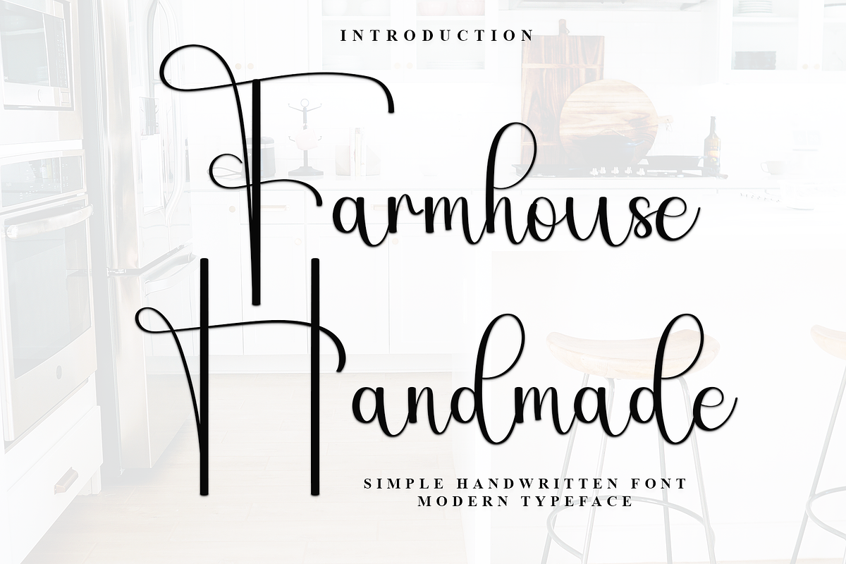 Farmhouse Handmade, a Handwritten Font by InermediaSTUDIO (Photo 1 of 7)
