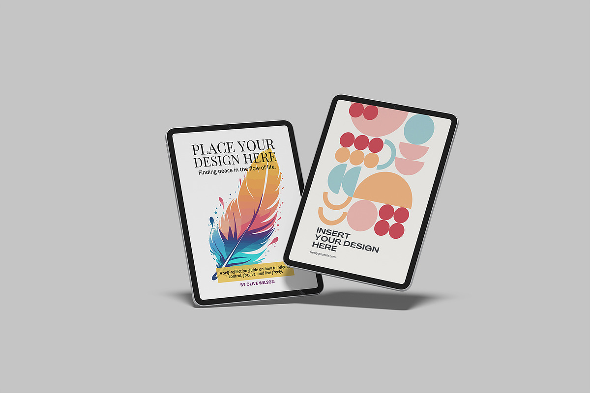 Tablet Potrait Landscape Mockup, a Device Mockup by rizalamora (Photo 4 of 11)