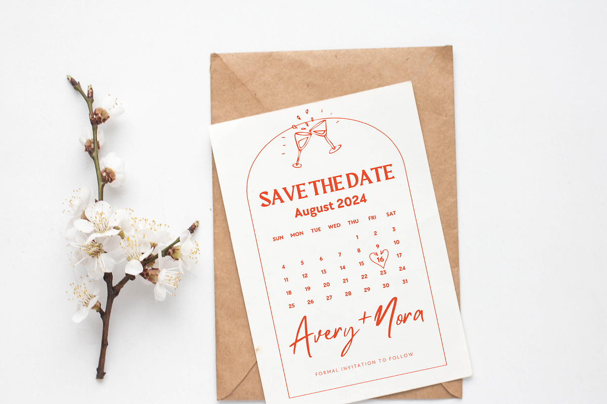 Save The Date Wedding Invitation, an Invitation Template by Story Native (Photo 4 of 6)