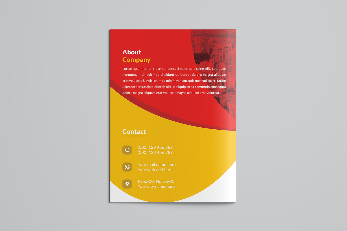 Colorful Business Bifold Brochure, a Brochure Template by ZAAS (Photo 5 of 8)