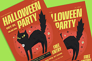 Halloween Party Flyer, a Flyer Template by Gumico Studio. (Thumbnail 3 of 3)
