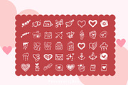 250 Procreate Valentines Stamps, a Brush Add-On by ProcreateiBox (Thumbnail 9 of 9)