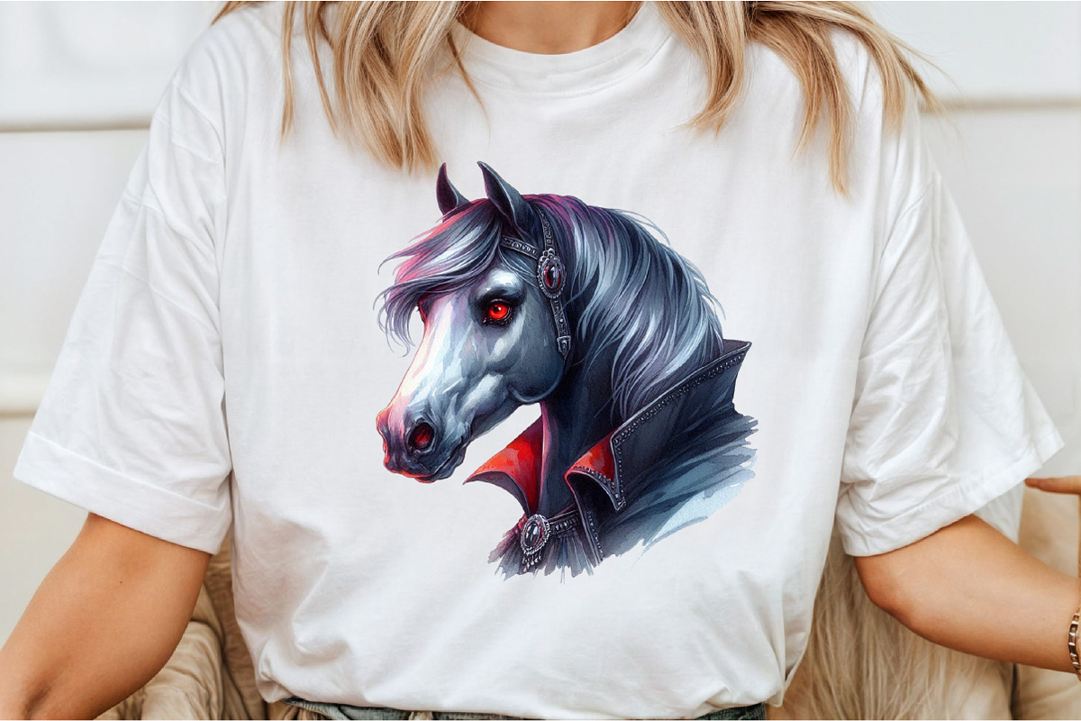 Halloween Horses Clipart, an Illustration by DreamCafeArt (Photo 2 of 7)