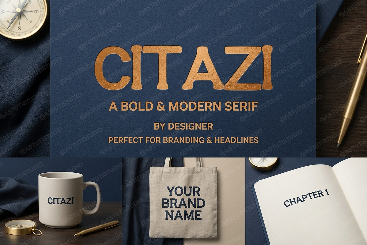 Citazi - A Sophisticated Serif, a Serif Font by Astuti Studio (Photo 16 of 23)