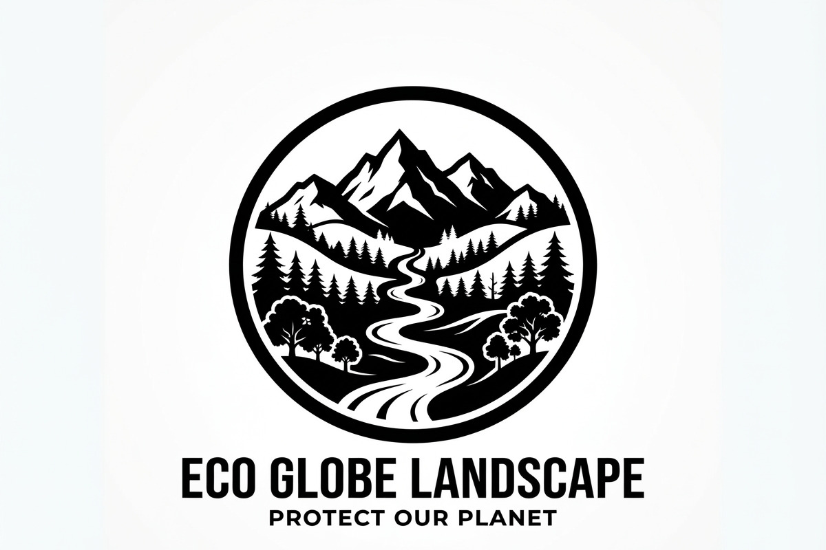 60 Eco Globe Landscape Silhouette, a Technology Illustration by Amazin_art (Photo 8 of 29)