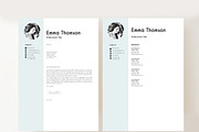 resume with photo, a Resume Template by PinkJellyfish (Thumbnail 5 of 8)