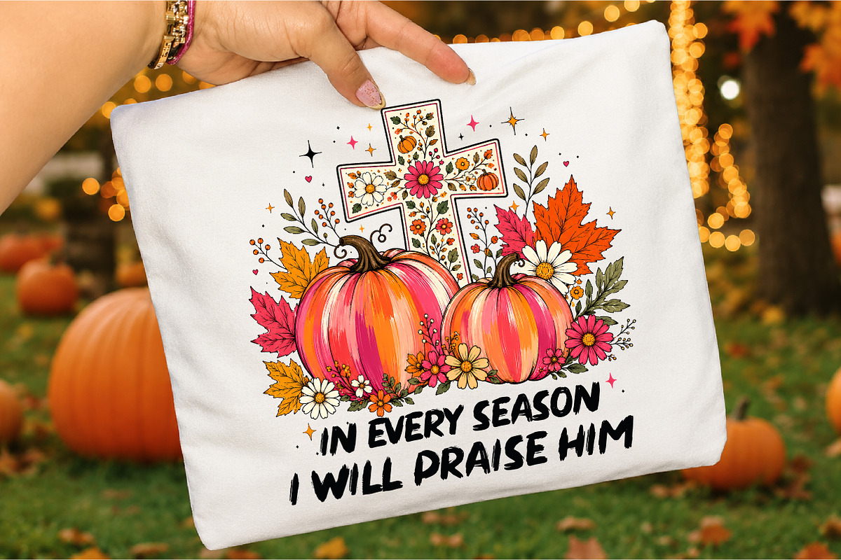 In Every Season I Will Praise Him, a Seasonal Illustration by Libby Wishes (Photo 3 of 3)