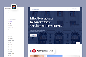 Government Landing Page