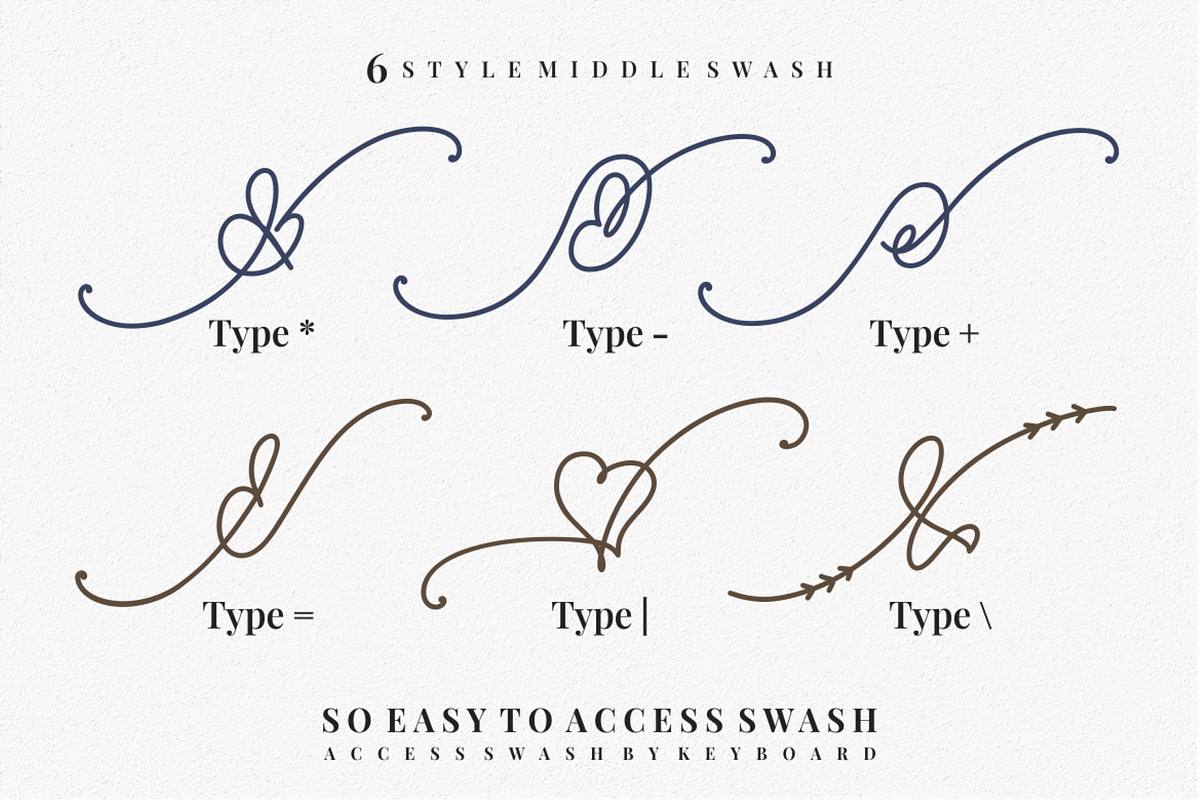 Sweet Couple - A Lovely Display Font, a Handwritten Font by a Piece of Cake (Photo 2 of 8)