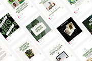 Green Charity Instagram Templates, a Social Media Template by InkBlue Templates (Thumbnail 4 of 10)