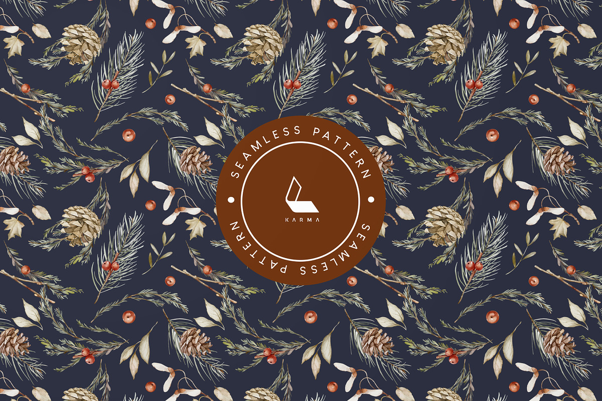 Merry & Bright Christmas Set, a Decorative Illustration by Karma (Photo 16 of 22)