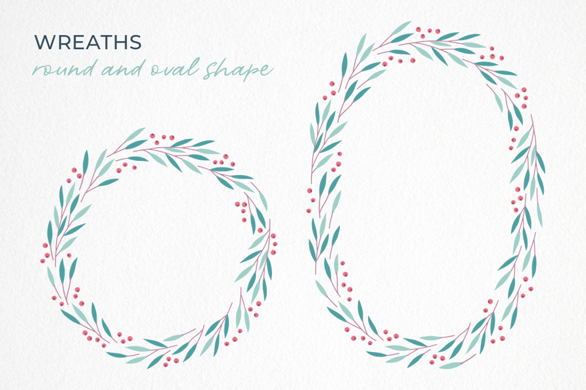 Festive Greenery, a Decorative Illustration by Insalata Illustrata (Photo 2 of 7)
