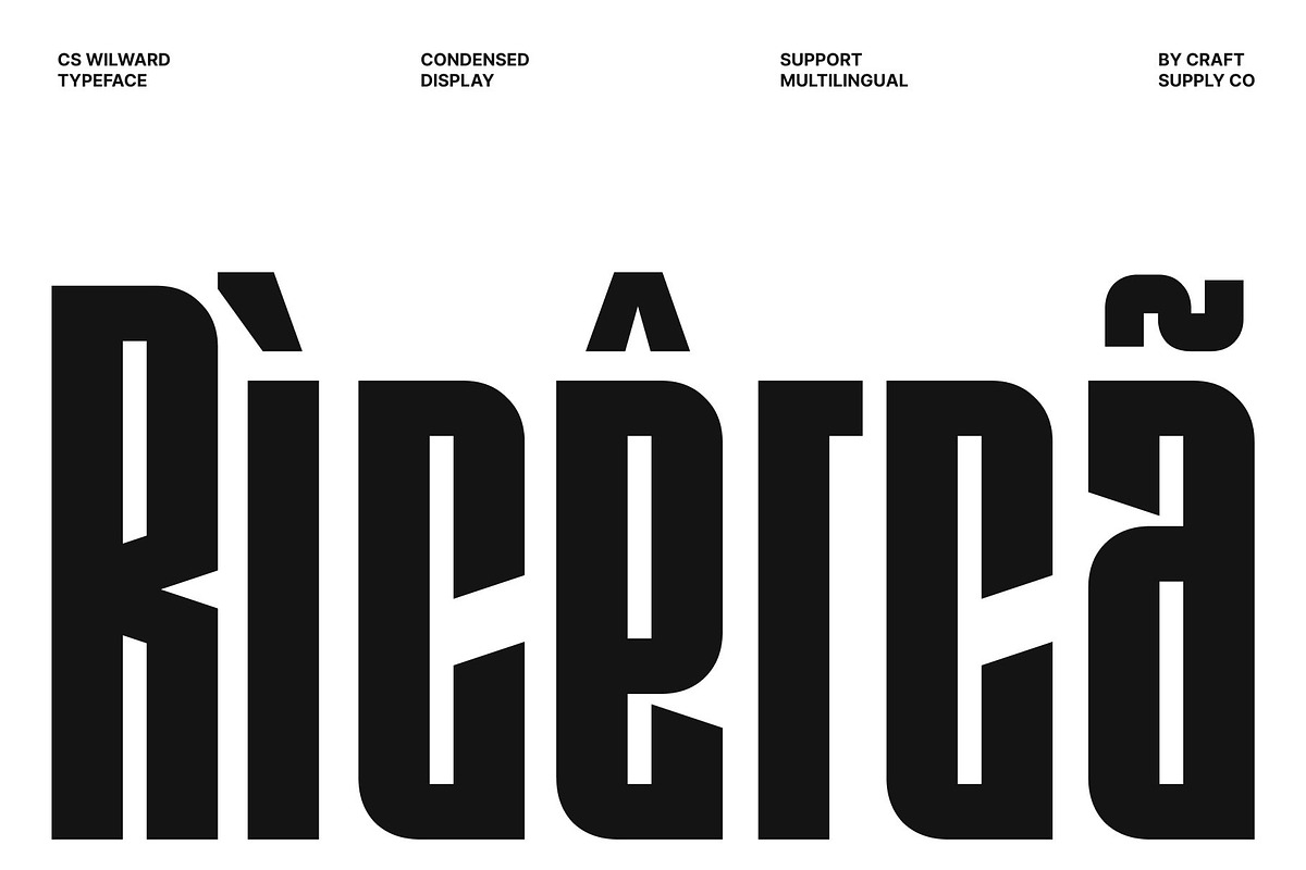 CS Milward – Condensed Font, a Sans Serif Font by Craft Supply Co. (Photo 7 of 8)