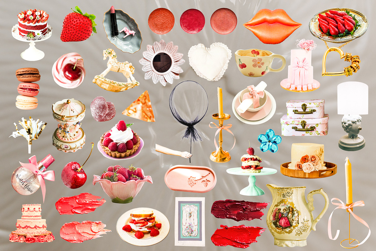 Romantic Whimsy Elements Collection, an Object Graphic by Anzhelika (Photo 7 of 13)