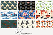 70 Japan seamless pattern, a Pattern Graphic by Poppy Lane Studio (Thumbnail 6 of 10)