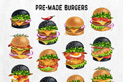 Burger Creator, a Decorative Illustration by Margo Miller (Thumbnail 4 of 31)