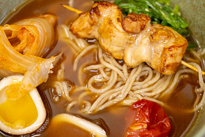 Chicken ramen traditional oriental meal egg spicy, a Food & Drink Photo by Photo Drive Studio