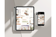 Boho Instagram Post Template Canva, a Social Media Template by Hellohastore (Thumbnail 7 of 8)